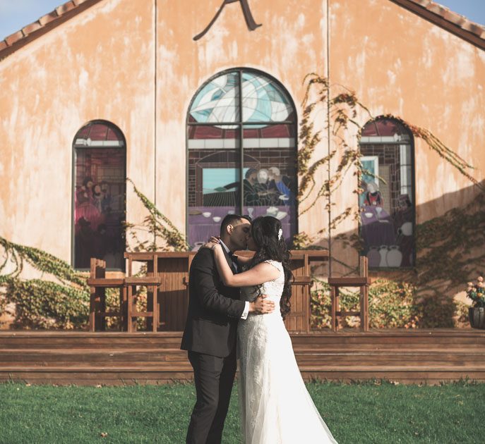 ascension photo shoot, kissing groom, stunning picture
